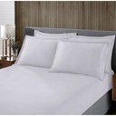 Ver imagem 1 de Jogo de Cama Buettner King Malha Liso 3 Peças Image Branco