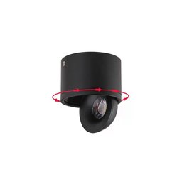 Spot Nordecor 6317 Sobr. Preto Skel 7w Led 3000k 24° - 2