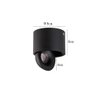 Spot Nordecor 6317 Sobr. Preto Skel 7w Led 3000k 24° - 3