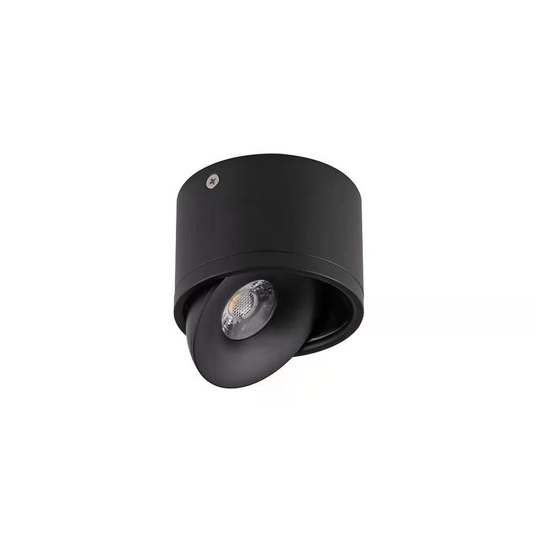 Spot Nordecor 6317 Sobr. Preto Skel 7w Led 3000k 24°
