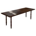 Ver imagem 2 de Mesa Retangular 10 Lugares Colonial Pes Torneados 250x90 Cm 100ea Marjori - Castanho Acetinado