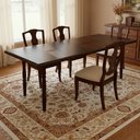 Ver imagem 1 de Mesa Retangular 10 Lugares Colonial Pes Torneados 250x90 Cm 100ea Marjori - Castanho Acetinado