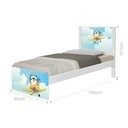 Ver imagem 1 de Cama Solteiro com Cabeceira Adesivada Ursinho Patrulheiro