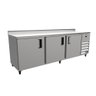 Balcão de Encosto Refrigerado Venâncio 2,5m 220V Borda Espelhada VCFRH25-32928 - 1