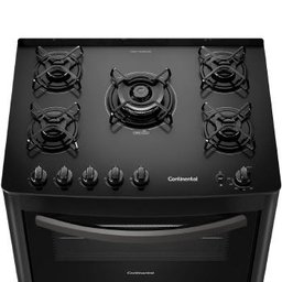 Fogão 5 Bocas Continental Mesa Vidro - Fc5Vp - 2