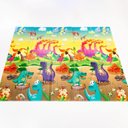 Ver imagem 3 de Tapete Infantil Atividades Dobrável 150x200cm Espessura 8mm Dinossauro