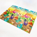 Ver imagem 2 de Tapete Infantil Atividades Dobrável 150x200cm Espessura 8mm Dinossauro