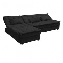 Conjunto Sofá Cama 2 Lugares com Chaise Penélope - 3