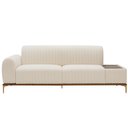 Ver imagem 6 de Sofá Molino 3 Lugares 180cm C/mesa Auxiliar Esquerdo Pés Ouro.f Bouclé Off White - Nexta Casa