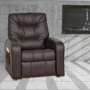 Ver imagem 1 de Poltrona do Papai Reclinável Azera Corino Marrom Matrix