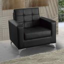 Ver imagem 1 de Poltrona Decorativa Thainá Matrix Preto