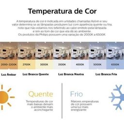 2 Lâmpadas Led Philips Bulbo 9w Branco Quente 806lm Equivale 60w - 6 2 Lâmpadas Led Philips Bulbo 9w Branco Quente 806lm Equivale 60w - 6