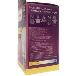 2 Lâmpadas Led Philips Bulbo 9w Branco Quente 806lm Equivale 60w - 5 2 Lâmpadas Led Philips Bulbo 9w Branco Quente 806lm Equivale 60w - 5