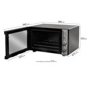 Ver imagem 3 de Forno Elétrico de Bancada Mueller 50l com Grill Dourador 1800w Espelhado 220v - Mfb50f