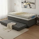 Ver imagem 4 de Cama Box Baú com Colchão de Molas Ensacadas Double Face Pillow Euro Alfa Probel + Auxiliar