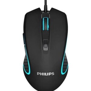 Mouse Philips Gamer Jogo Spk9413 - Preto G314