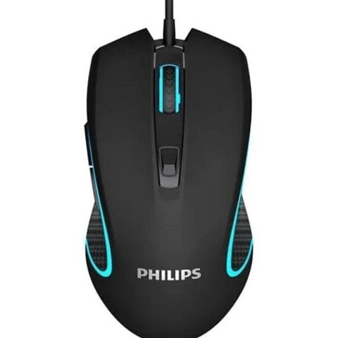 Mouse Philips Gamer Jogo Spk9413 - Preto G314