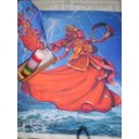 Ver imagem 3 de Toalha Esoterica Tarot Orixa Iansã Mar Azul Umbanda Cx Mdf