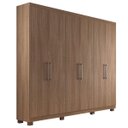 Ver imagem 3 de Guarda-Roupa Casal 6 Portas 3 Gavetas Paranoá Móveis Rimo