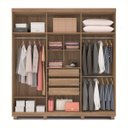 Ver imagem 2 de Guarda-Roupa Casal 6 Portas 3 Gavetas Paranoá Móveis Rimo