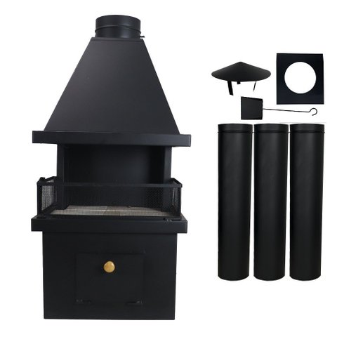 Lareira Clássica de Parede - Tr1504