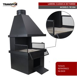 Lareira Clássica de Parede - Tr1504 - 6