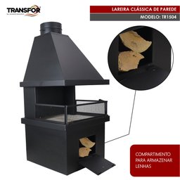 Lareira Clássica de Parede - Tr1504 - 5