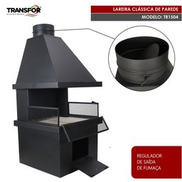 Lareira Clássica de Parede - Tr1504 - 4