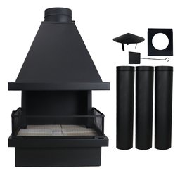 Lareira Clássica de Parede - Tr1505 - 1