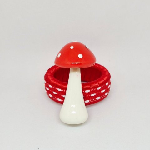 Porta Guardanapo Cogumelo Biscuit