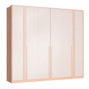 Ver imagem 3 de Guarda-Roupa Casal 6 Portas Marseille Bege/Off White/Carvalho Nature