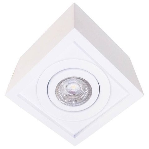 Plafon Spot Sobrepor Branco + LED Par20 7W Branco Frio St1576