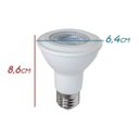 Ver imagem 4 de Plafon Spot Sobrepor Branco + LED Par20 7W Branco Frio St1576