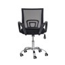 Cadeira de Escritório Basic Diretor Tela Mesh Preta Base Giratória Cromada Altura Ajustável - 4
