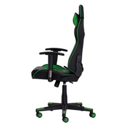 Cadeira Gamer Ii Reclinável 180 Graus Giratória Preta com Verde Altura Ajustável Função Relax - 3