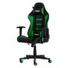 Cadeira Gamer Ii Reclinável 180 Graus Giratória Preta com Verde Altura Ajustável Função Relax - 1