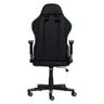Cadeira Gamer Ii Reclinável 180 Graus Giratória Preta com Verde Altura Ajustável Função Relax - 4