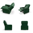 Ver imagem 6 de Poltrona do Papai Reclinável Sala de Cinema Pequim Manual PU Verde G23 - Gran Belo