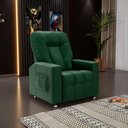 Ver imagem 2 de Poltrona do Papai Reclinável Sala de Cinema Pequim Manual PU Verde G23 - Gran Belo