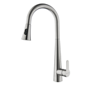 Ver imagem 1 de Torneira Misturador Monocomando Aço Escovado Gourmet Bica com Ducha Extensível para Cozinha