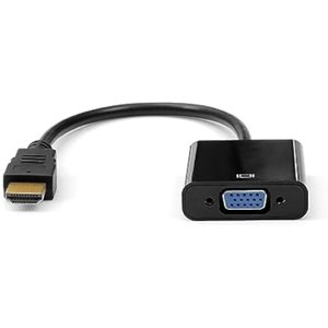 Cabo Adaptador Hdmi P/vga F Adp-hdmivga10bk Plus Cable