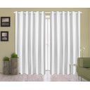 Ver imagem 1 de Cortina Corta Luz 4,00m X 1,80m 100% Blackout PVC Branco Para Sala Ou Quarto Para Varão Simples