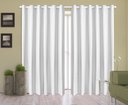 Ver imagem 1 de Cortina Corta Luz 4,00m X 1,80m 100% Blackout PVC Branco Para Sala Ou Quarto Para Varão Simples