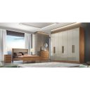Ver imagem 4 de Guarda Roupa Casal Rizon 100% Mdf 6 Portas 8 Gavetas - Novo Horizonte: Cumaru Fendi
