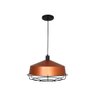 LUMINÁRIA PENDENTE DETROIT GDE 1 LAMP E27 PRETO/COBRE  - 3159 CB/PT - 1