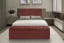 Ver imagem 2 de Kit Painel e Calçadeira Imperatriz 100 cm Suede Vermelho