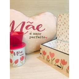 Super Kit de Presente Dia Das Mães Almofada Caneca e Caixa - 2
