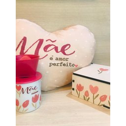 Super Kit de Presente Dia Das Mães Almofada Caneca e Caixa - 3