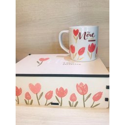 Super Kit de Presente Dia Das Mães Almofada Caneca e Caixa - 5