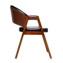 Ver imagem 5 de Kit 4 Cadeiras Sala de Jantar Premium com Braço Madeira Maciça Movellu Home